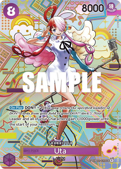 OP02-120, SEC, Uta (OP05 Special Rare)