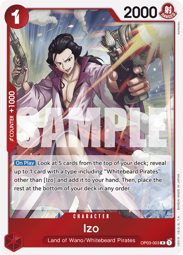 OP03-003, R, Izo (Reprint)