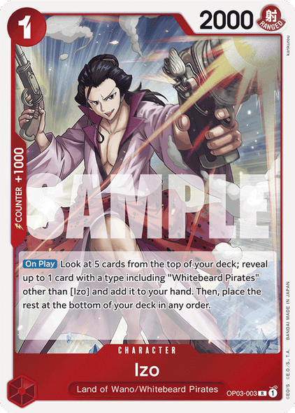 OP03-003, R, Izo (Reprint)