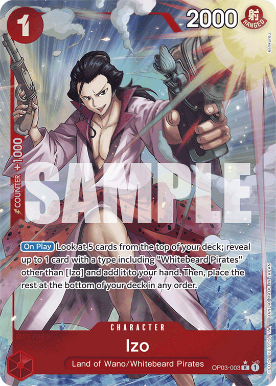 OP03-003, R, Izo (Reprint) (Alternate Art)