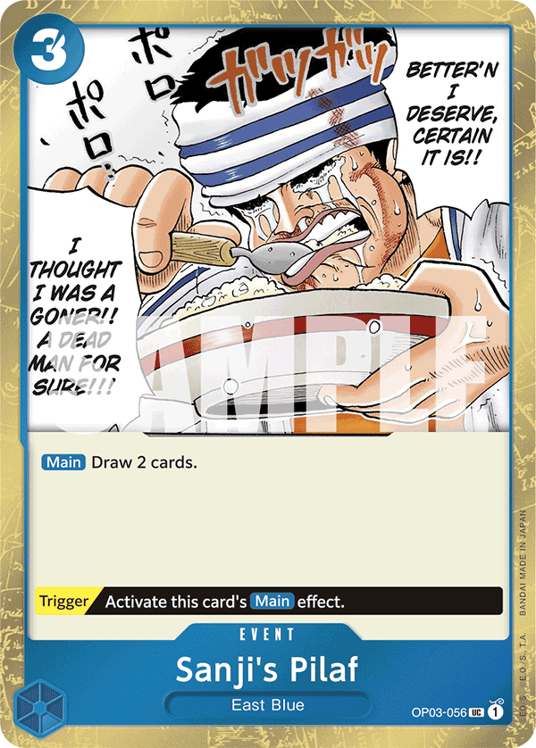 OP03-056, UC, Sanji's Pilaf (Reprint) (Foil)