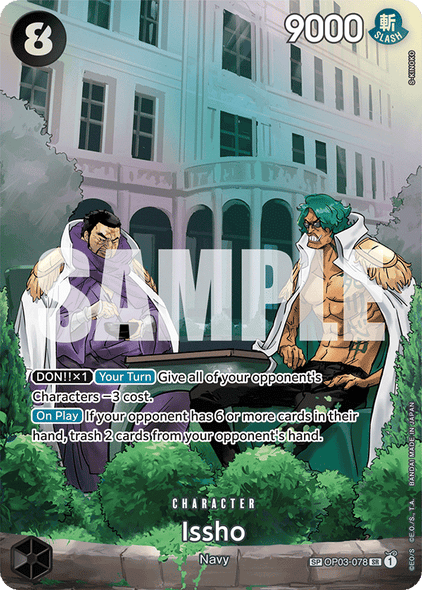OP03-078, SR, Issho (OP07 SP Alternate Art)