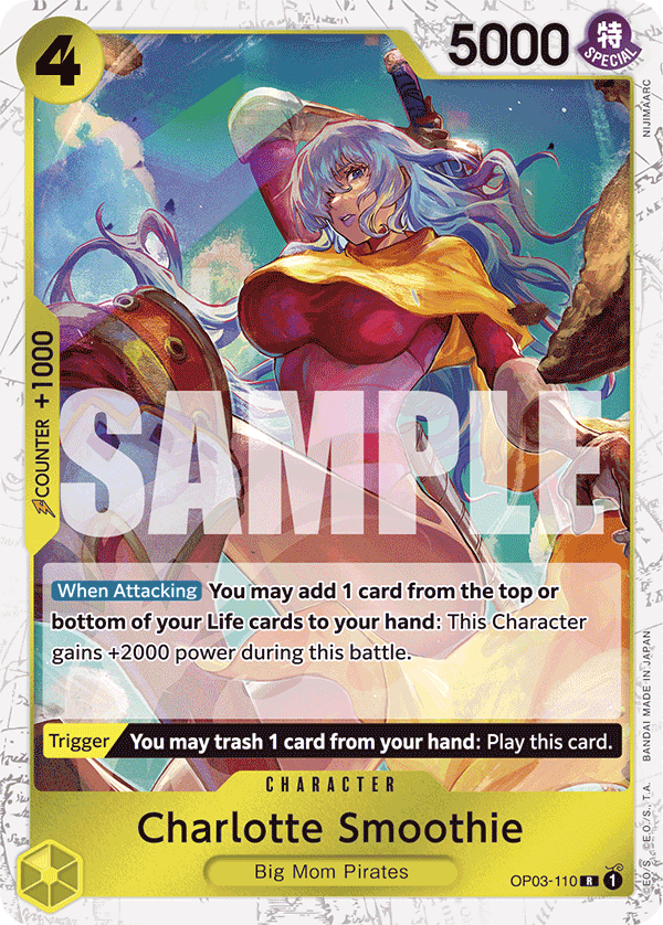 OP03-110, R, Charlotte Smoothie (Reprint) (Foil)