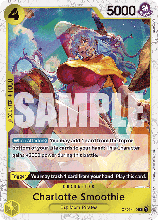 OP03-110, R, Charlotte Smoothie (Reprint) (Foil)