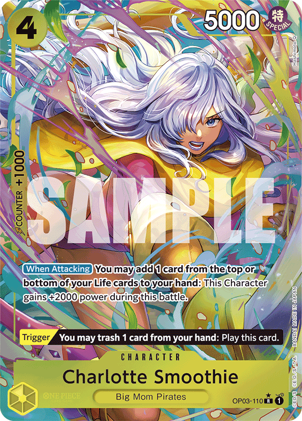 OP03-110, R, Charlotte Smoothie (Reprint) (Alternate Art V2)