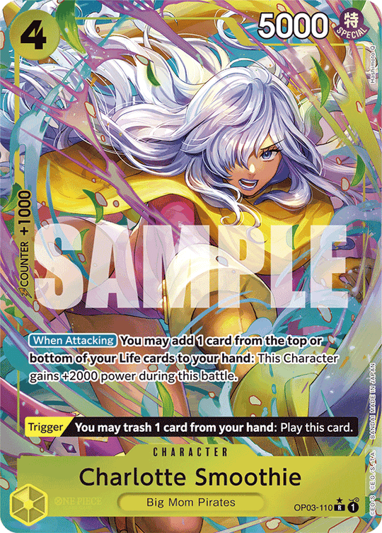 OP03-110, R, Charlotte Smoothie (Reprint) (Alternate Art V2)