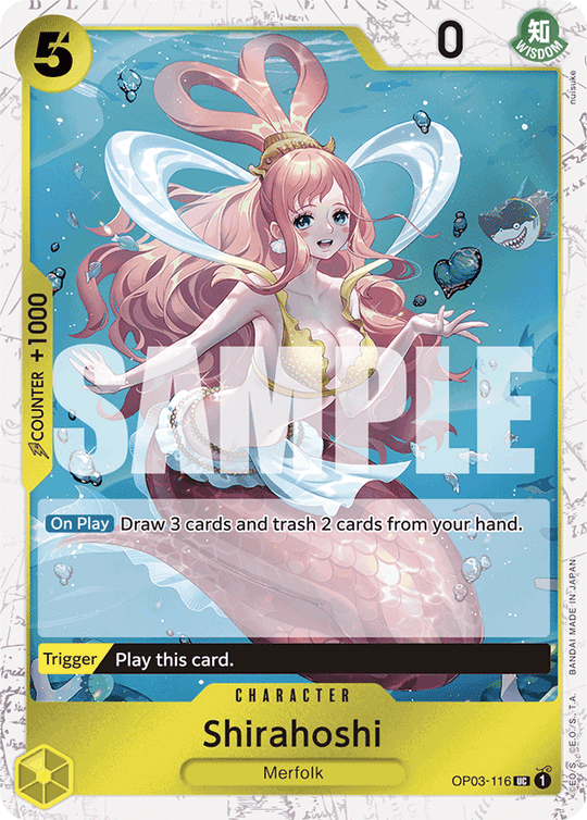 OP03-116, UC, Shirahoshi (Reprint) (Foil)