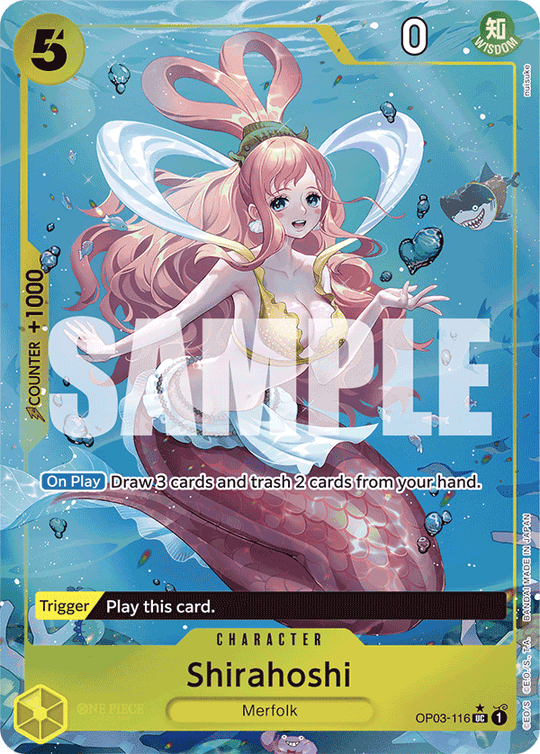 OP03-116, UC, Shirahoshi (Reprint) (Alternate Art)