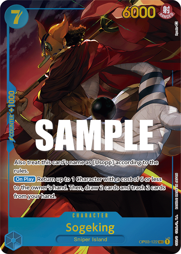 OP03-122, SEC, Sogeking (Alternate Art)