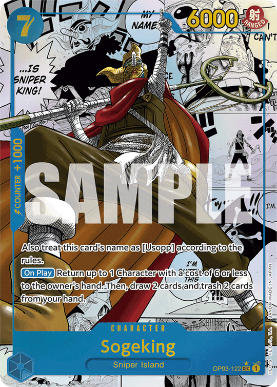 OP03-122, SEC, Sogeking (Manga Version Reprint)