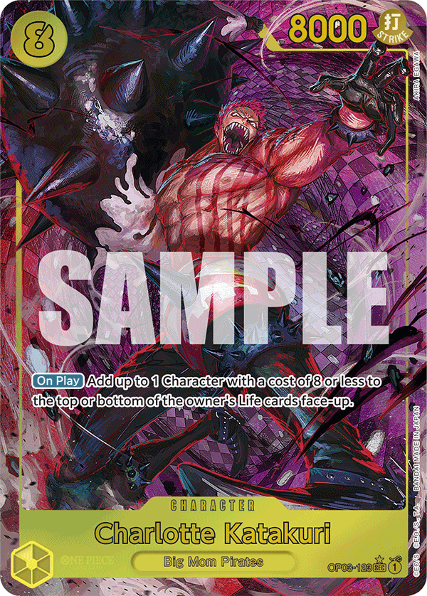 OP03-123, SEC, Charlotte Katakuri (123) (Reprint) (Alternate Art)