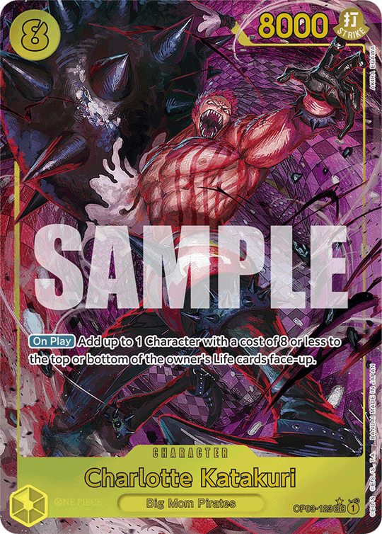 OP03-123, SEC, Charlotte Katakuri (123) (Reprint) (Alternate Art)