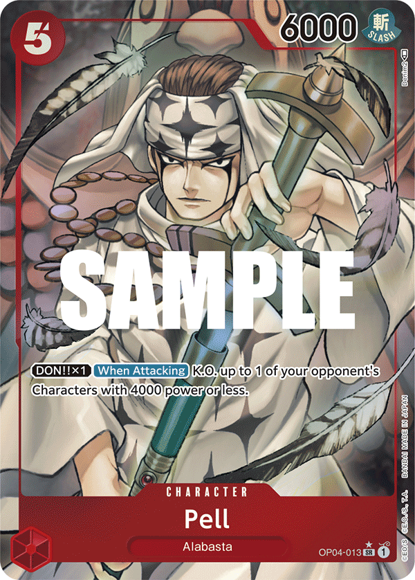 OP04-013, SR, Pell (Alternate Art)