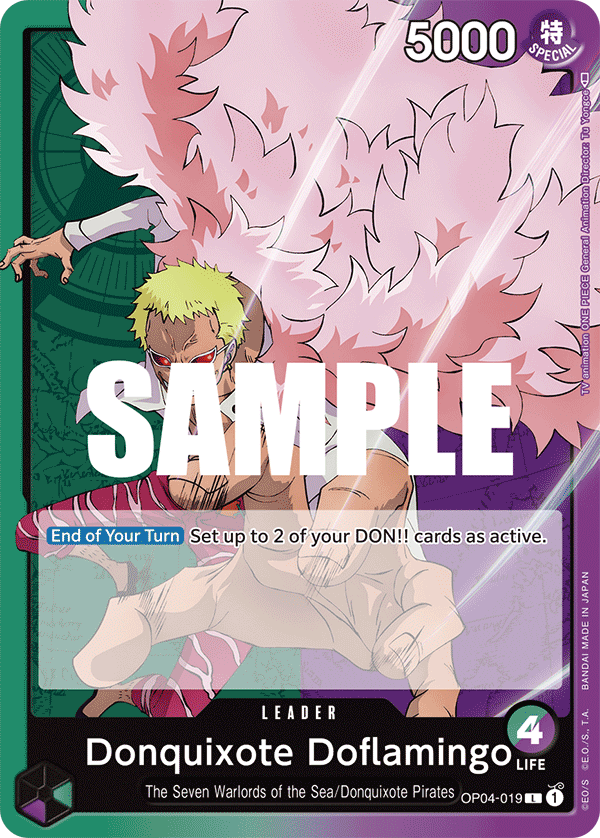 OP04-019, L, Donquixote Doflamingo (019)