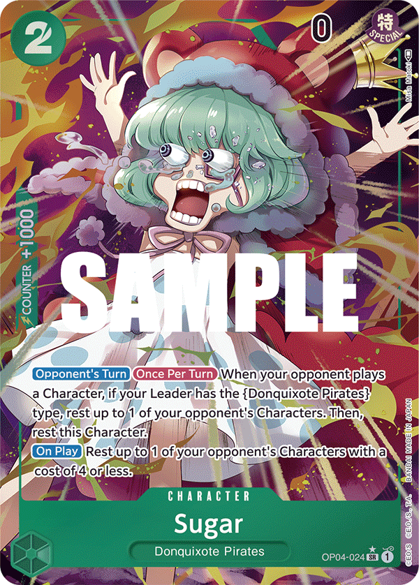 OP04-024, SR, Sugar (Alternate Art)