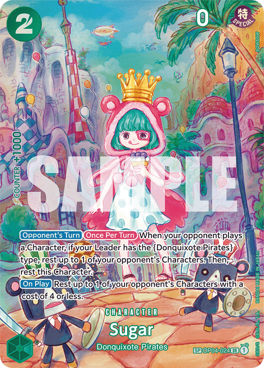 OP04-024, SR, Sugar (Special Rare)