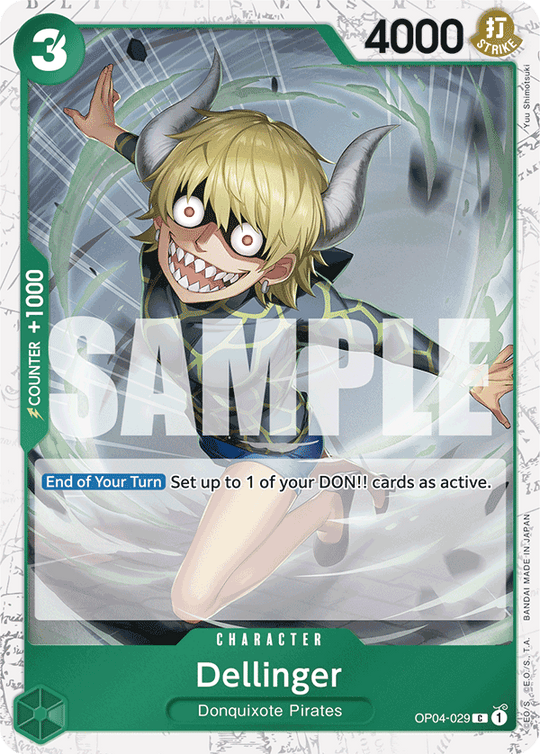 OP04-029, C, Dellinger (Reprint) (Foil)