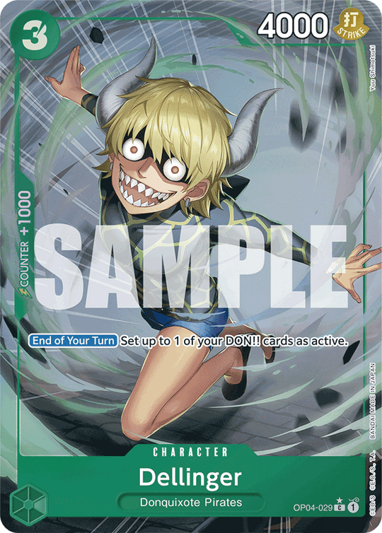 OP04-029, C, Dellinger (Reprint) (Alternate Art)