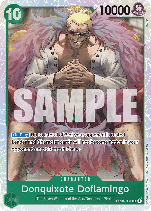 OP04-031, SR, Donquixote Doflamingo (031) (Reprint)