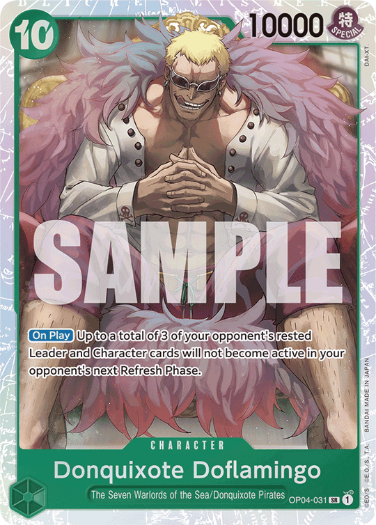 OP04-031, SR, Donquixote Doflamingo (031) (Reprint)