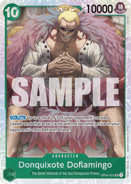 OP04-031, SR, Donquixote Doflamingo (031) (Reprint)
