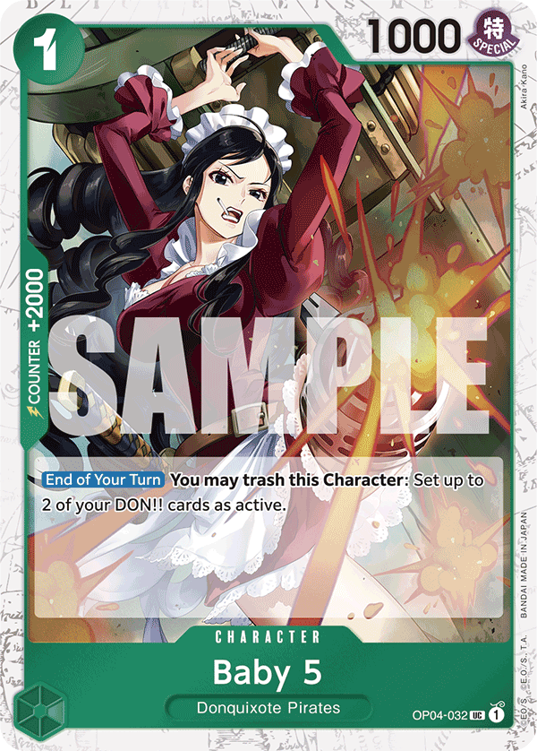 OP04-032, UC, Baby 5 (Reprint) (Foil)