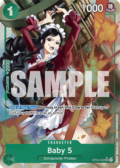 OP04-032, UC, Baby 5 (Reprint) (Alternate Art)