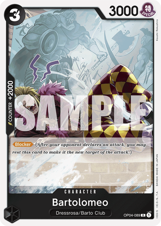 OP04-089, R, Bartolomeo (Reprint)