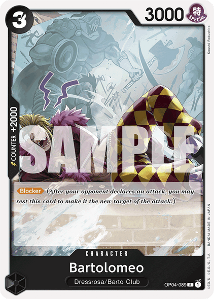 OP04-089, R, Bartolomeo (Reprint)