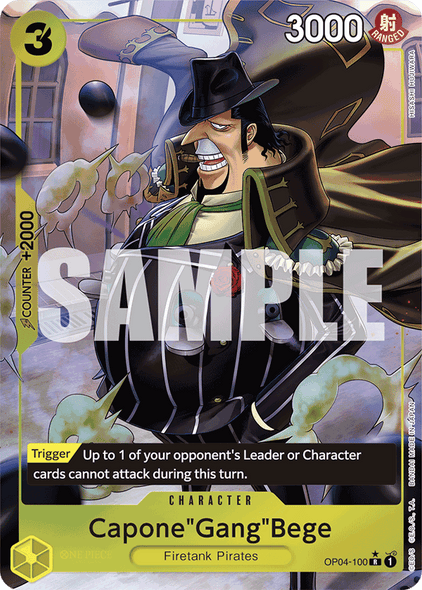 OP04-100, R, Capone"Gang"Bege (Reprint) (Alternate Art)