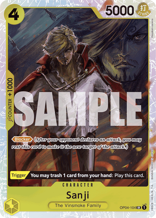 OP04-104, SR, Sanji (Reprint)