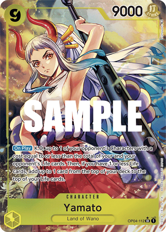OP04-112, SR, Yamato (Alternate Art)