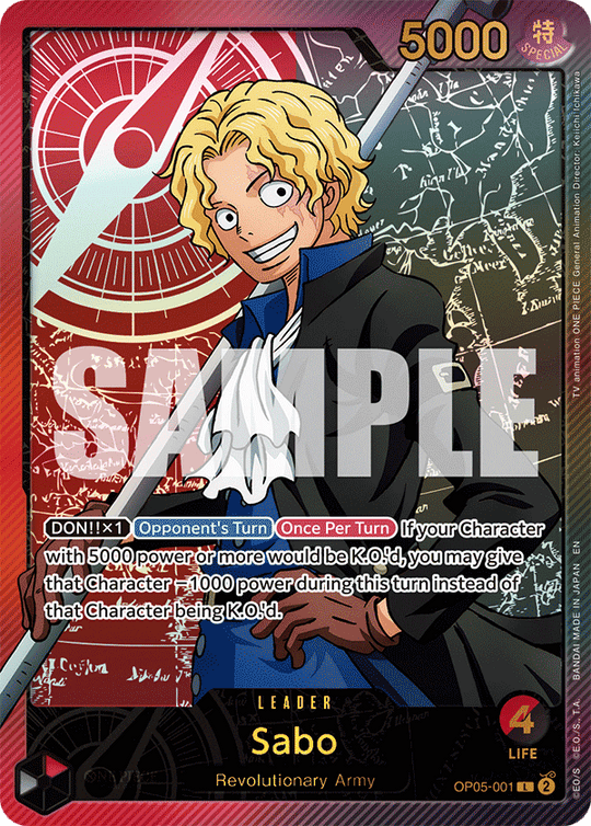 OP05-001, L, Sabo (EB02 Alternate Art)