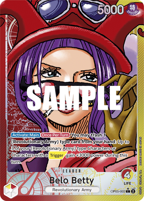 OP05-002, L, Belo Betty (Alternate Art)