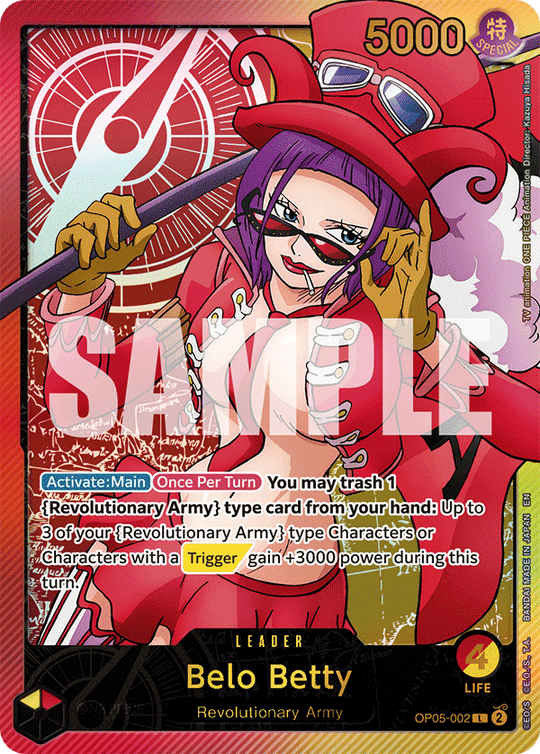 OP05-002, L, Belo Betty (EB02 Alternate Art)