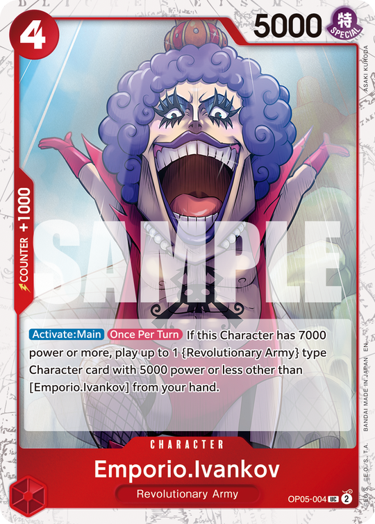 OP05-004, UC, Emporio.Ivankov (PRB02 Foil)