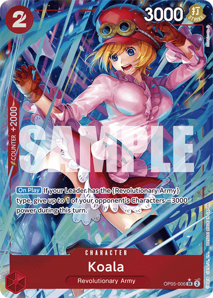 OP05-006, SR, Koala (Reprint) (Alternate Art)