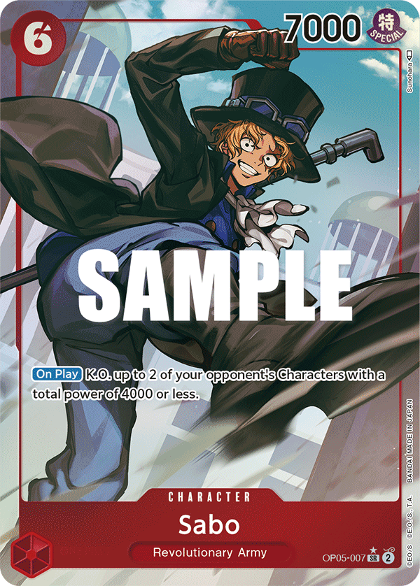 OP05-007, SR, Sabo (Alternate Art)