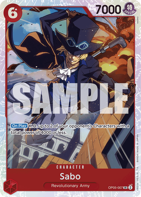 OP05-007, SR, Sabo (Reprint)