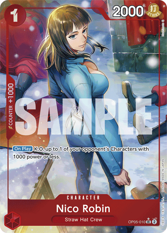 OP05-010, UC, Nico Robin (Reprint) (Alternate Art)