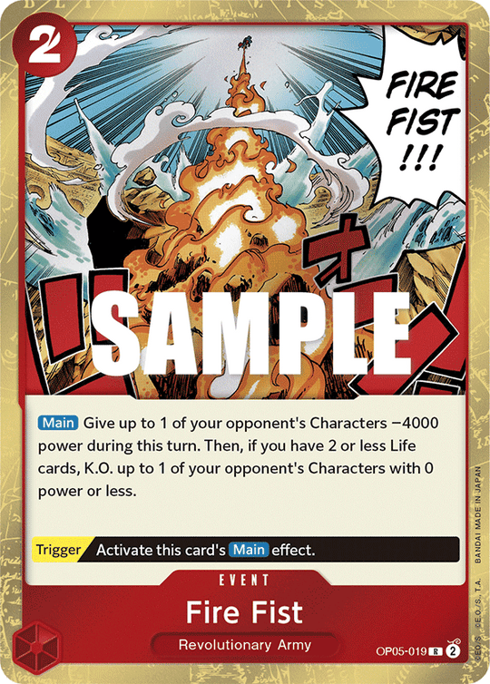 OP05-019, R, Fire Fist