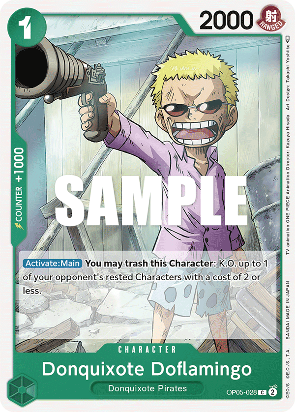 OP05-028, C, Donquixote Doflamingo