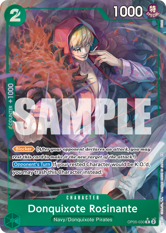 OP05-030, R, Donquixote Rosinante (PRB02 Alternate Art)