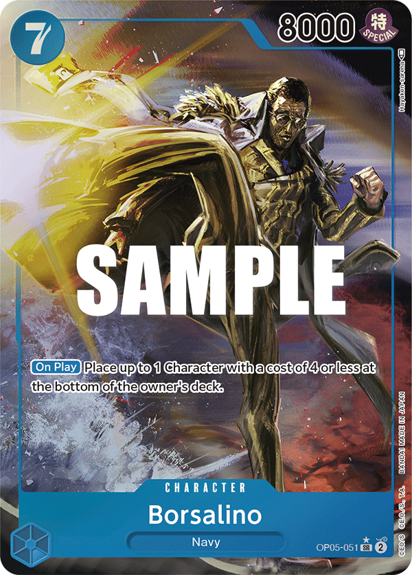 OP05-051, SR, Borsalino (Alternate Art)