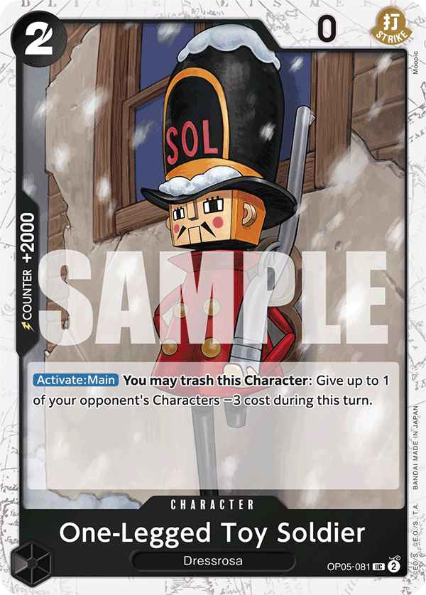 OP05-081, UC, One-Legged Toy Soldier (Reprint) (Foil)