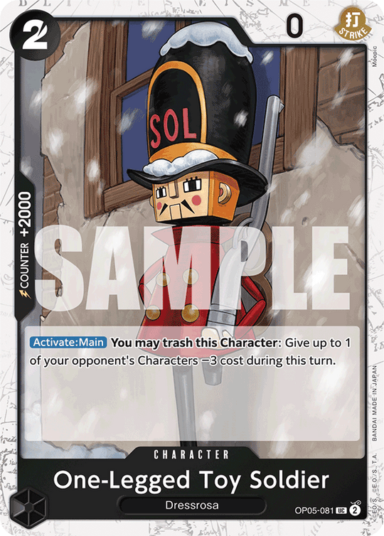 OP05-081, UC, One-Legged Toy Soldier (Reprint) (Foil)