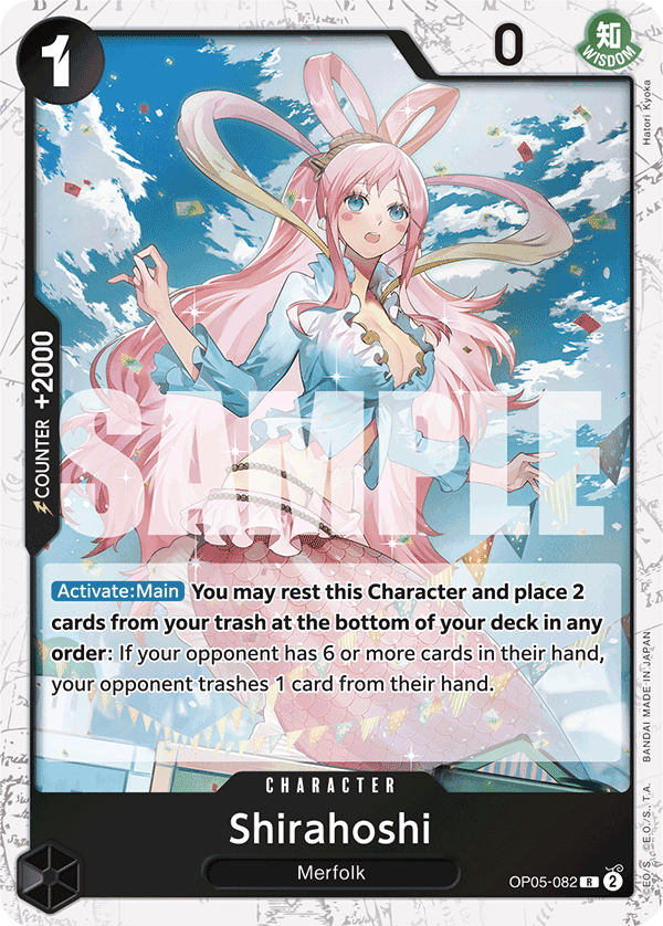 OP05-082, R, Shirahoshi (Reprint) (Foil)