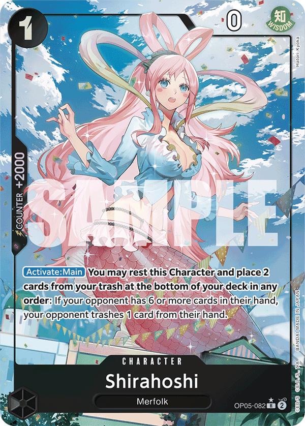 OP05-082, R, Shirahoshi (Reprint) (Alternate Art)