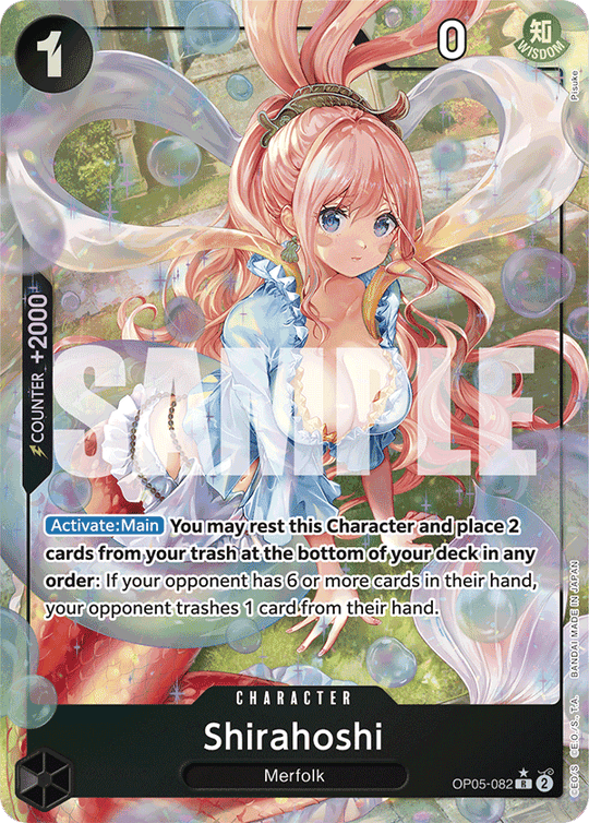 OP05-082, R, Shirahoshi (Reprint) (Alternate Art V2)