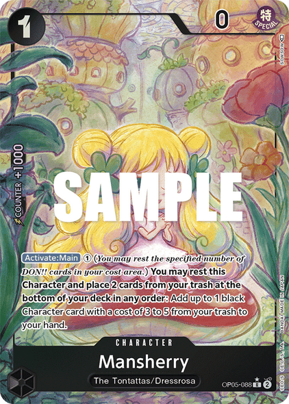 OP05-088, R, Mansherry (Alternate Art)
